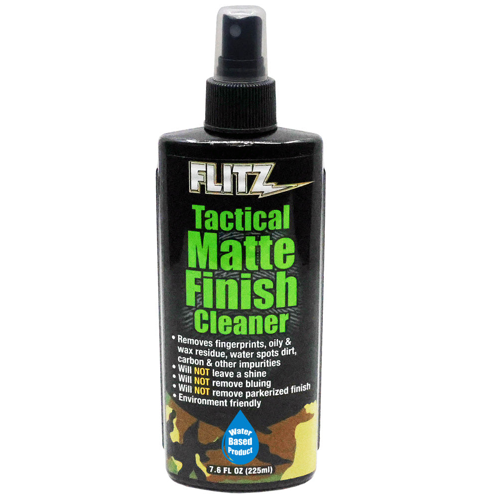 Flitz Tactical Matte Finish Cleaner - 7.6oz Spray
